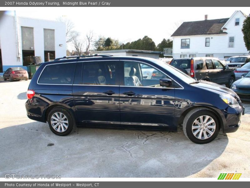 Midnight Blue Pearl / Gray 2007 Honda Odyssey Touring