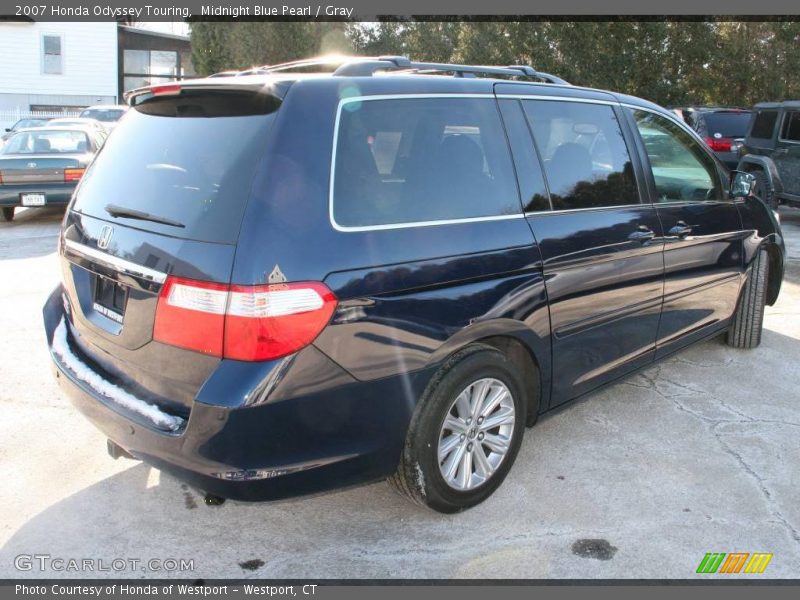 Midnight Blue Pearl / Gray 2007 Honda Odyssey Touring