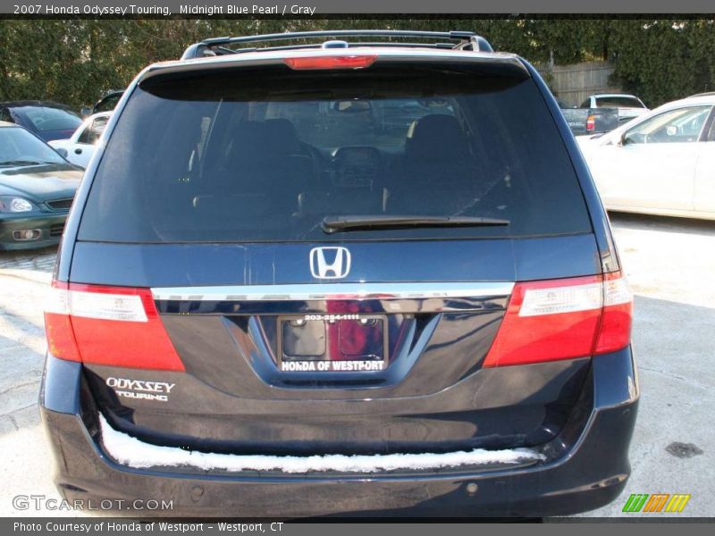 Midnight Blue Pearl / Gray 2007 Honda Odyssey Touring