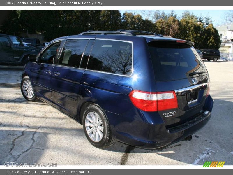 Midnight Blue Pearl / Gray 2007 Honda Odyssey Touring
