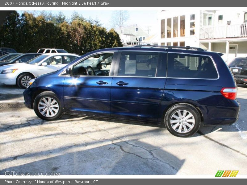 Midnight Blue Pearl / Gray 2007 Honda Odyssey Touring