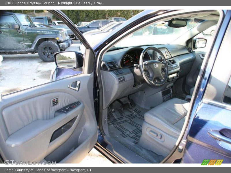 Midnight Blue Pearl / Gray 2007 Honda Odyssey Touring