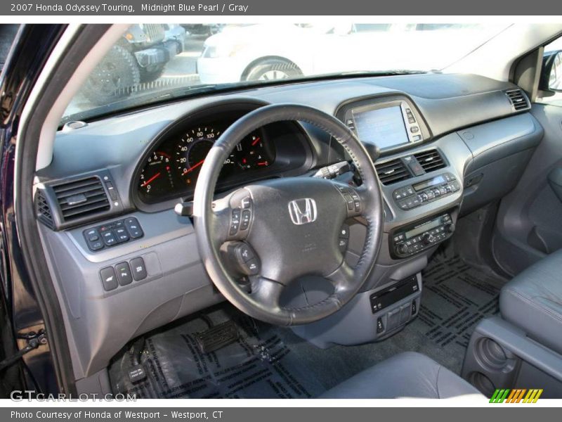 Midnight Blue Pearl / Gray 2007 Honda Odyssey Touring