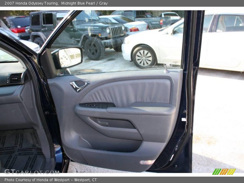 Midnight Blue Pearl / Gray 2007 Honda Odyssey Touring
