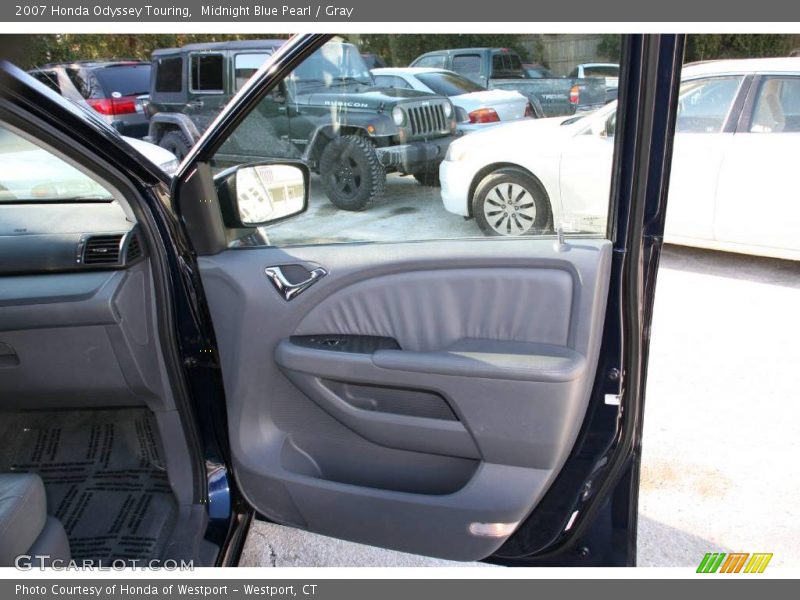 Midnight Blue Pearl / Gray 2007 Honda Odyssey Touring