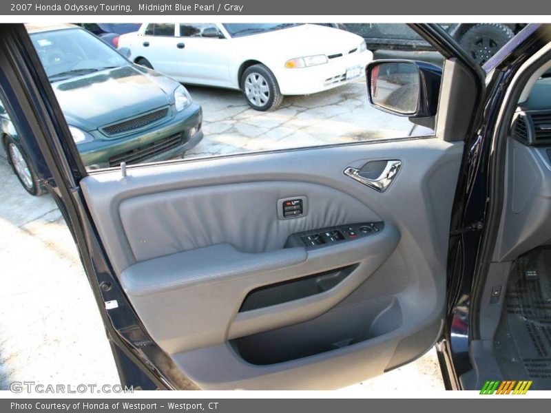 Midnight Blue Pearl / Gray 2007 Honda Odyssey Touring