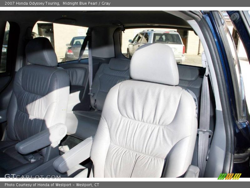 Midnight Blue Pearl / Gray 2007 Honda Odyssey Touring