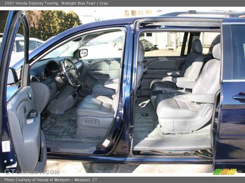Midnight Blue Pearl / Gray 2007 Honda Odyssey Touring
