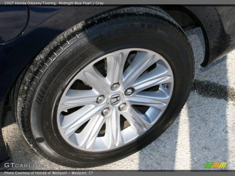 Midnight Blue Pearl / Gray 2007 Honda Odyssey Touring