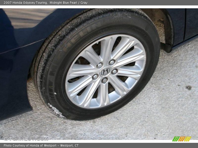 Midnight Blue Pearl / Gray 2007 Honda Odyssey Touring