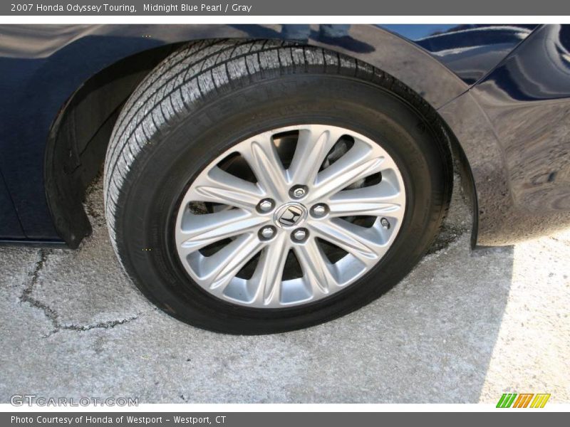 Midnight Blue Pearl / Gray 2007 Honda Odyssey Touring