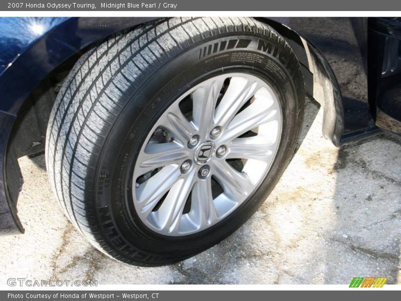 Midnight Blue Pearl / Gray 2007 Honda Odyssey Touring