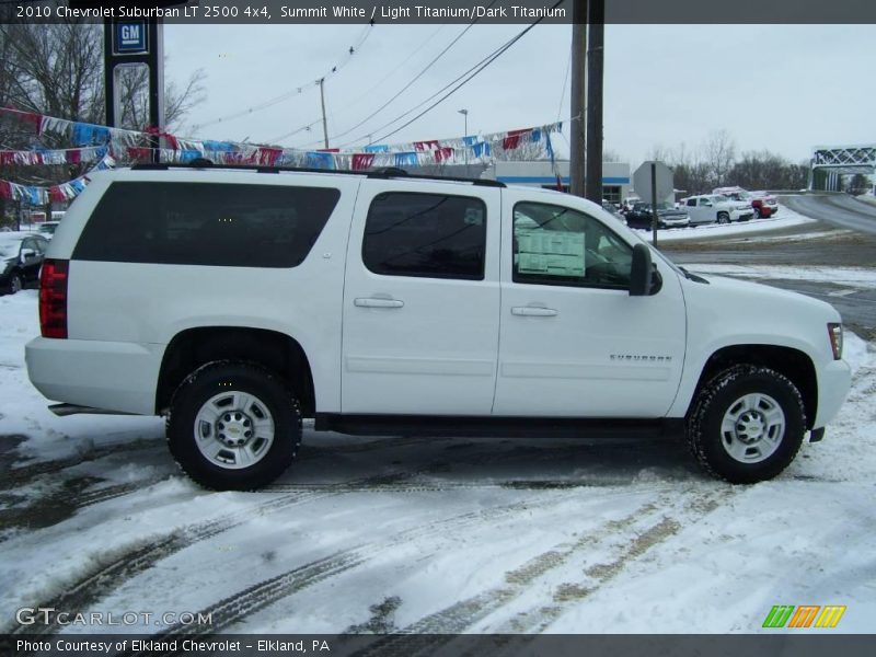 Summit White / Light Titanium/Dark Titanium 2010 Chevrolet Suburban LT 2500 4x4