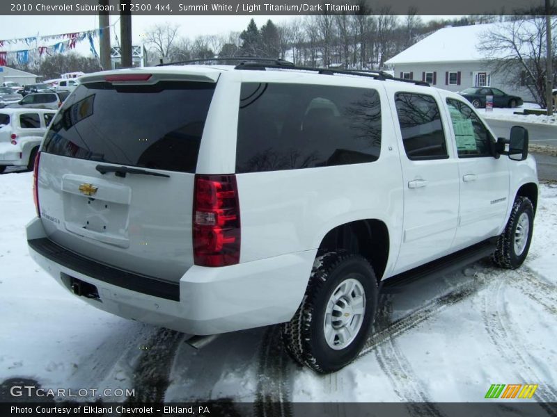 Summit White / Light Titanium/Dark Titanium 2010 Chevrolet Suburban LT 2500 4x4