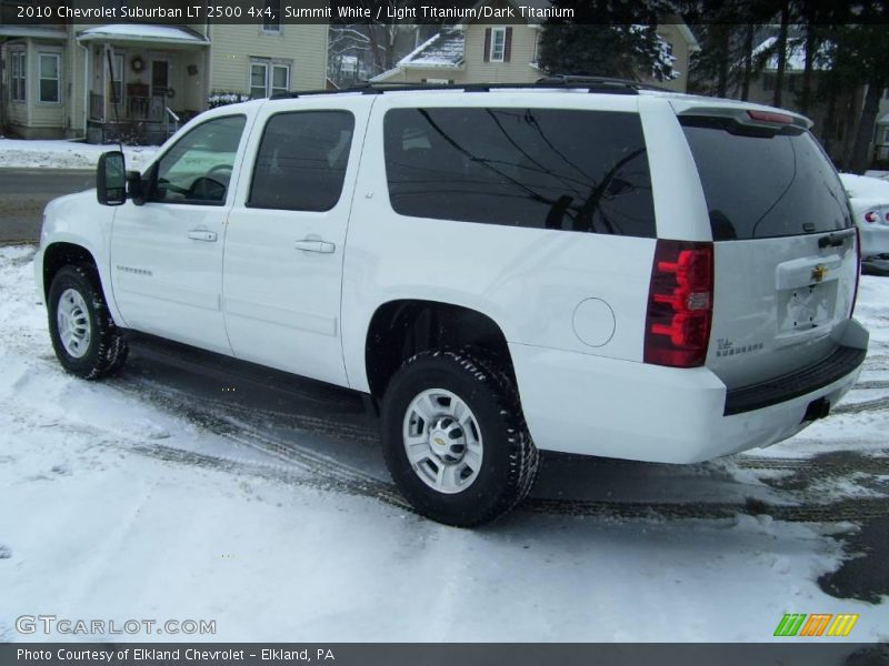 Summit White / Light Titanium/Dark Titanium 2010 Chevrolet Suburban LT 2500 4x4