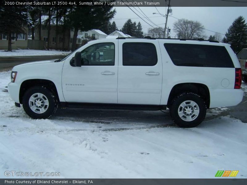 Summit White / Light Titanium/Dark Titanium 2010 Chevrolet Suburban LT 2500 4x4