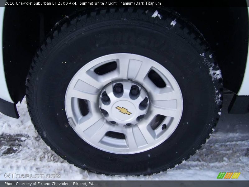 Summit White / Light Titanium/Dark Titanium 2010 Chevrolet Suburban LT 2500 4x4