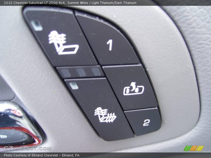 Summit White / Light Titanium/Dark Titanium 2010 Chevrolet Suburban LT 2500 4x4