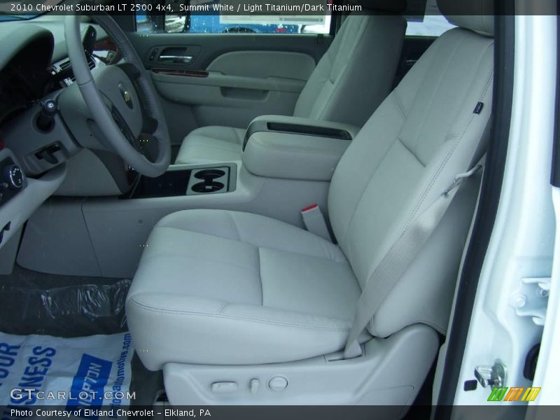 Summit White / Light Titanium/Dark Titanium 2010 Chevrolet Suburban LT 2500 4x4