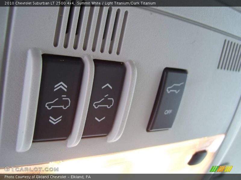 Summit White / Light Titanium/Dark Titanium 2010 Chevrolet Suburban LT 2500 4x4