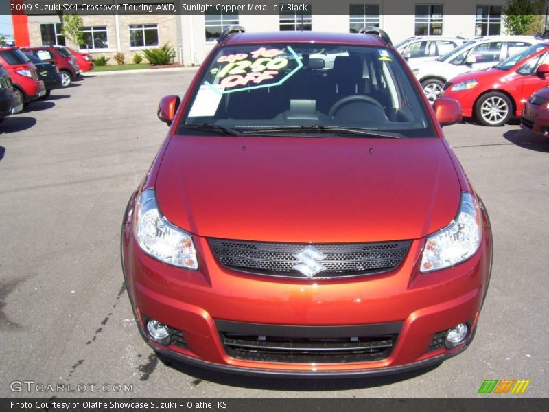 Sunlight Copper Metallic / Black 2009 Suzuki SX4 Crossover Touring AWD