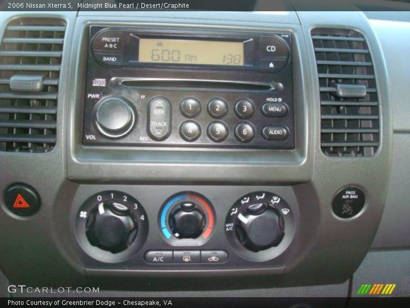 Midnight Blue Pearl / Desert/Graphite 2006 Nissan Xterra S