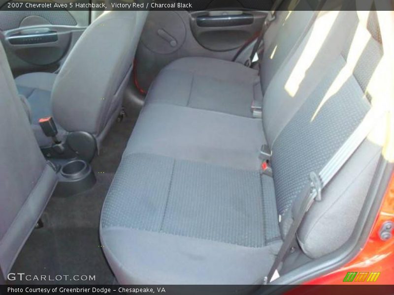 Victory Red / Charcoal Black 2007 Chevrolet Aveo 5 Hatchback