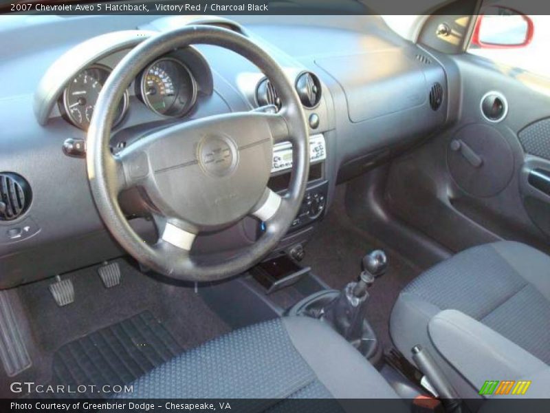 Victory Red / Charcoal Black 2007 Chevrolet Aveo 5 Hatchback