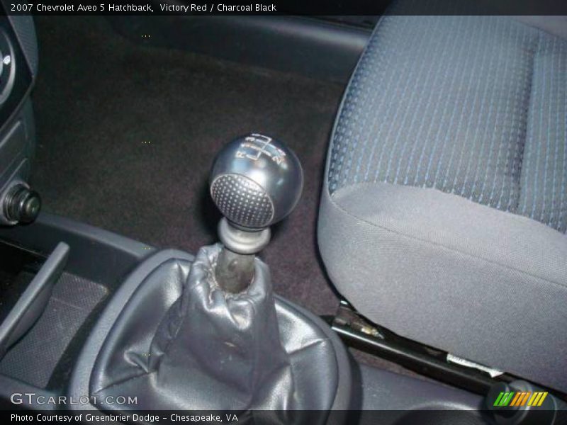 Victory Red / Charcoal Black 2007 Chevrolet Aveo 5 Hatchback
