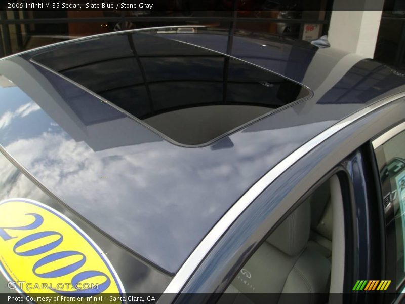 Slate Blue / Stone Gray 2009 Infiniti M 35 Sedan
