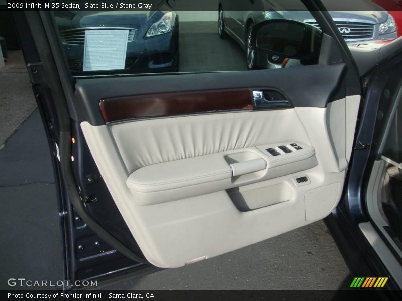 Slate Blue / Stone Gray 2009 Infiniti M 35 Sedan