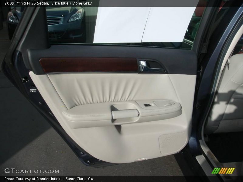 Slate Blue / Stone Gray 2009 Infiniti M 35 Sedan