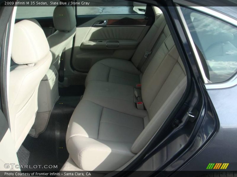 Slate Blue / Stone Gray 2009 Infiniti M 35 Sedan