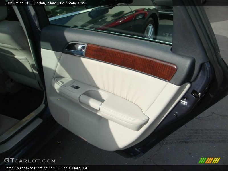 Slate Blue / Stone Gray 2009 Infiniti M 35 Sedan