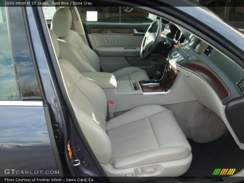 Slate Blue / Stone Gray 2009 Infiniti M 35 Sedan