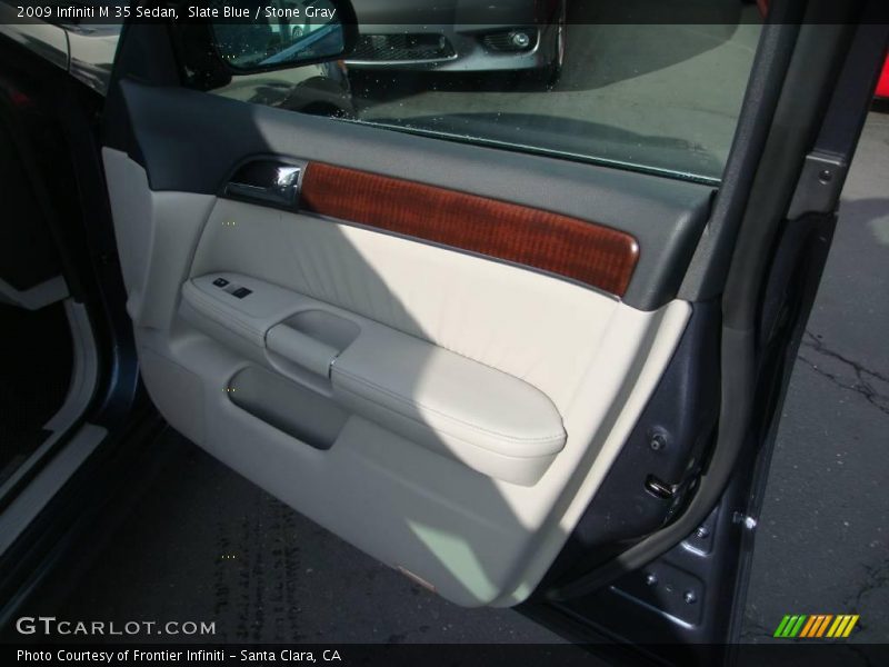 Slate Blue / Stone Gray 2009 Infiniti M 35 Sedan
