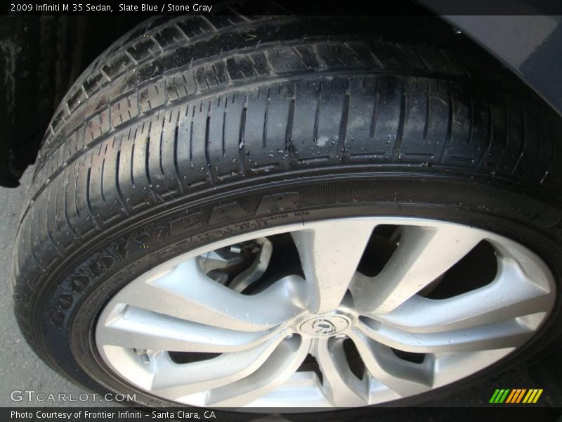 Slate Blue / Stone Gray 2009 Infiniti M 35 Sedan