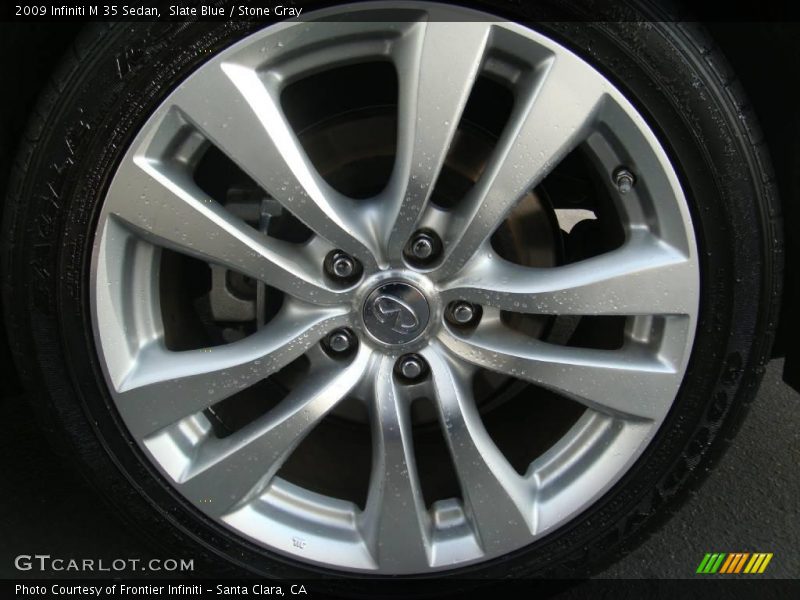Slate Blue / Stone Gray 2009 Infiniti M 35 Sedan