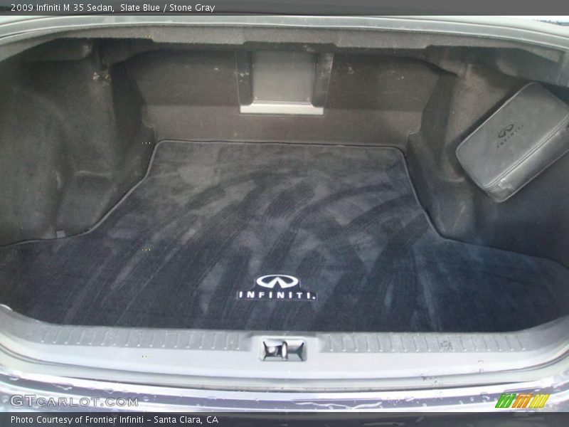 Slate Blue / Stone Gray 2009 Infiniti M 35 Sedan