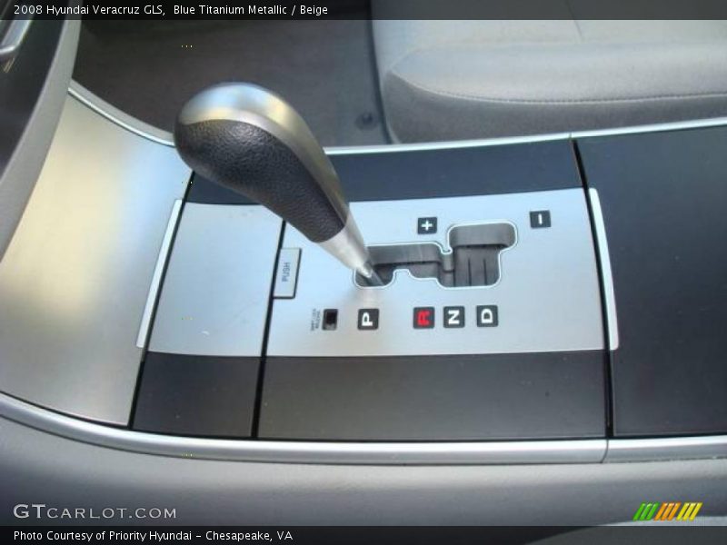 Blue Titanium Metallic / Beige 2008 Hyundai Veracruz GLS