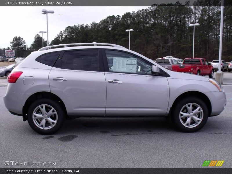 Silver Ice / Gray 2010 Nissan Rogue SL