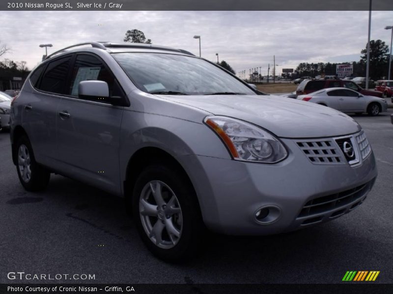Silver Ice / Gray 2010 Nissan Rogue SL