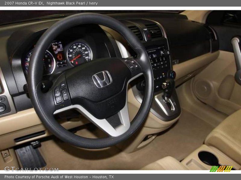 Nighthawk Black Pearl / Ivory 2007 Honda CR-V EX