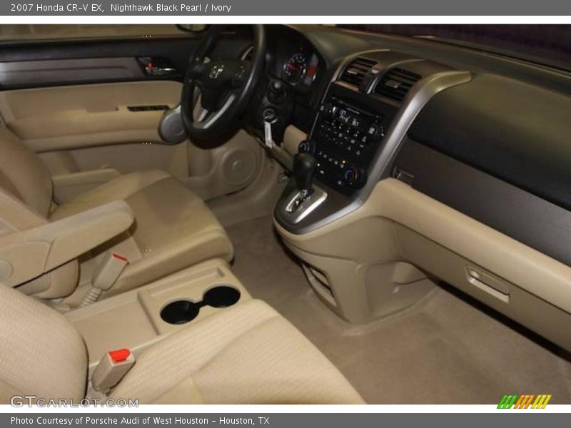 Nighthawk Black Pearl / Ivory 2007 Honda CR-V EX