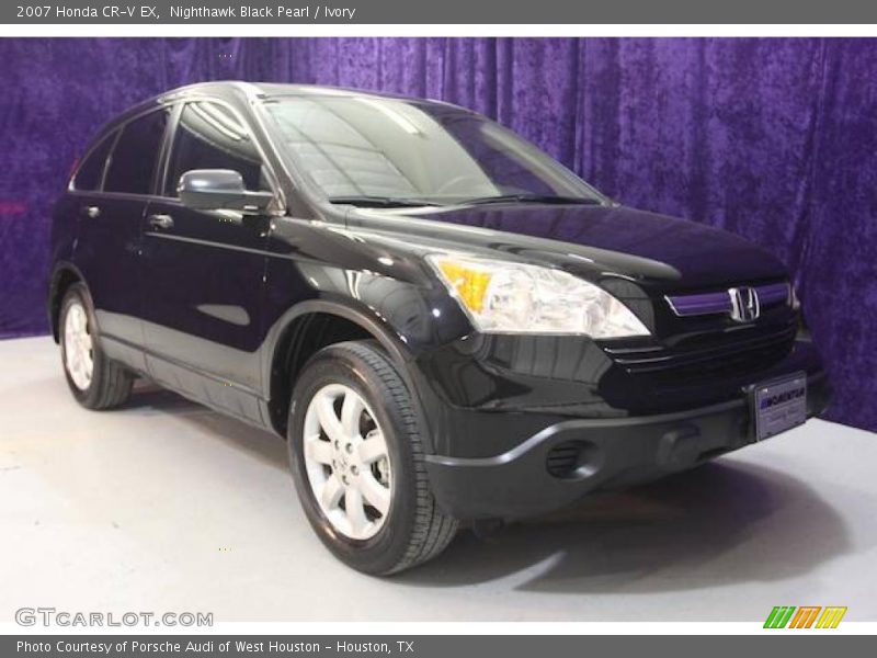 Nighthawk Black Pearl / Ivory 2007 Honda CR-V EX