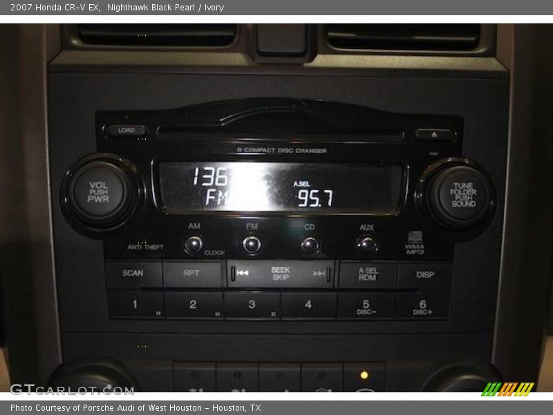 Nighthawk Black Pearl / Ivory 2007 Honda CR-V EX