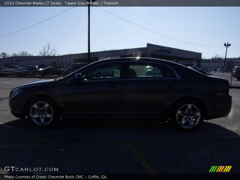 Taupe Gray Metallic / Titanium 2010 Chevrolet Malibu LT Sedan