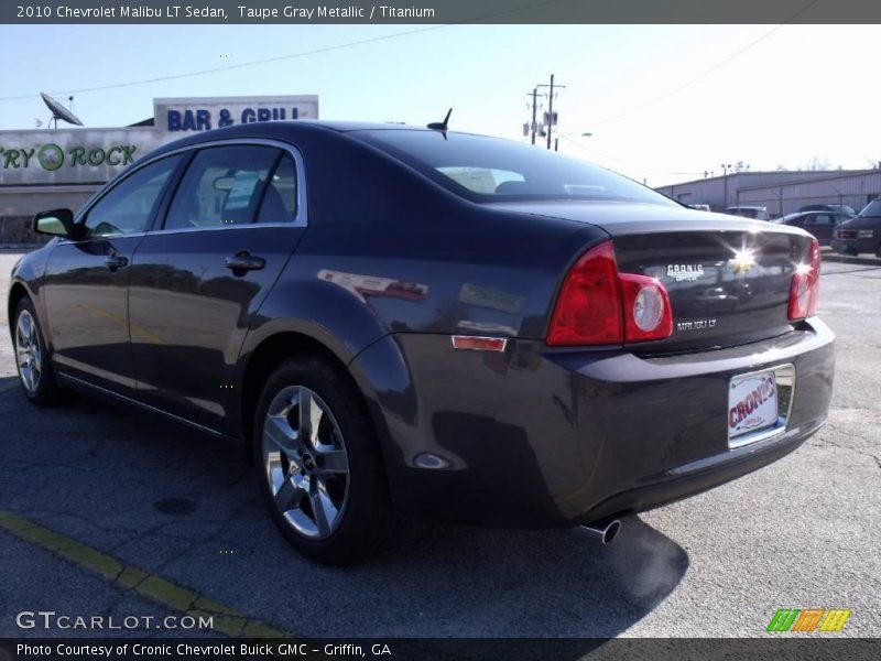Taupe Gray Metallic / Titanium 2010 Chevrolet Malibu LT Sedan