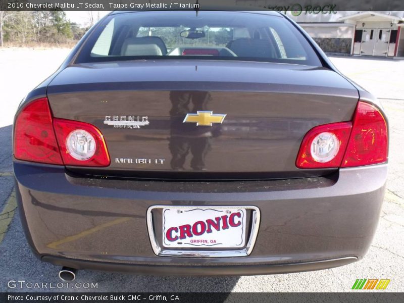 Taupe Gray Metallic / Titanium 2010 Chevrolet Malibu LT Sedan