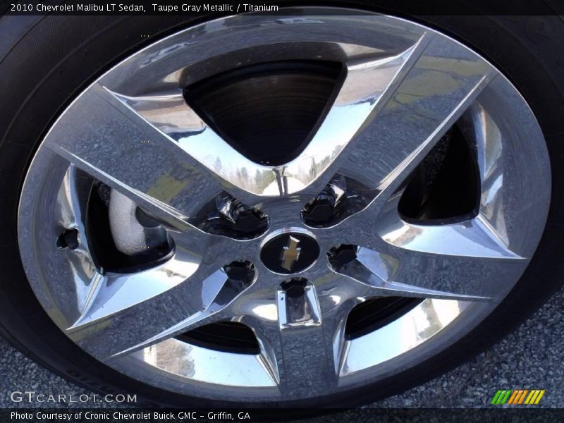 Taupe Gray Metallic / Titanium 2010 Chevrolet Malibu LT Sedan